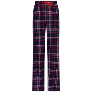 Rebelle - Aspen Ski - Pyjama - Donkerblauw - Katoen Flanel - Doorknoop - Geruit