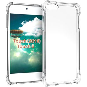 Peachy Antislip Valbestendig TPU Hoes Case voor de iPod Touch 5 iPod Touch 6 iPod Touch 7 - Transparant