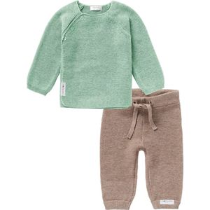 Noppies - Kledingset - 2 delig - Broek Grover Taupe - Truitje Pino Mint - Maat 68