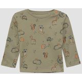 T-shirt - Lange Mouwen - Zacht Katoen - All-over Print