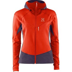 Haglöfs - Touring Hood Women - Fleece Jas Dames - XS - Rood