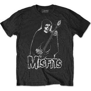 Misfits - Bass Fiend Heren T-shirt - M - Zwart