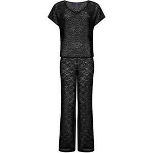 Rebelle Cover-Up Beach Basics - Zwart - Tweedelige Set - Polyester - Maat 34