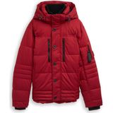 Tom Tailor - Gewatteerd Jack - Glanzend/Gemêleerd - Regular Fit - Met Afneembare Capuchon