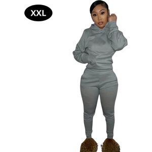 Bovista Joggingpak Dames - Huispak - Volwassenen - Trainingspak - Comfortabel - Jogging Pak - Joggingsbroek - Donkerblauw - XS