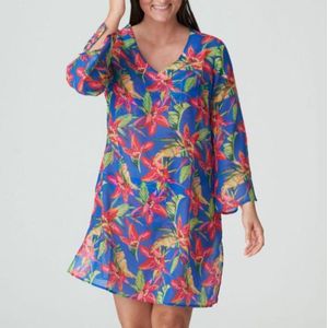 PrimaDonna Strandtuniek Latakia Blauw/Groen/Rood