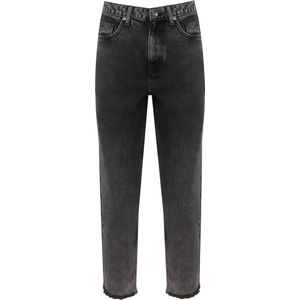 WB Jeans Dames Black Mom Acid - 30/32