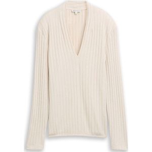 Tom Tailor - T-shirt - Sable Stone - Lange Mouwen - Dames