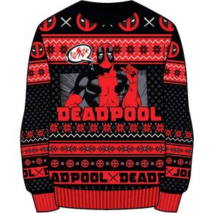 Heroes Inc - Deadpool - Sweatshirt - Rood - 100% Acryl