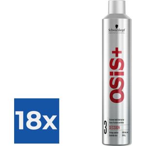 Schwarzkopf Professional OSiS+ Session Hairspray - Haarlak - 500 ml - Voordeelverpakking 18 stuks
