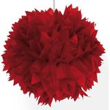 Folat - Pompom Lichtrood 30 cm per stuk