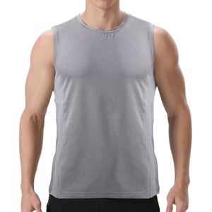 Heren Mouwloze Quick-Dry Sport Tanktop - Ademend Onderhemd voor Actieve Mannen