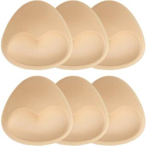 BH-inzetstukken met push-up boostpads voor jurken en badmode - 3 paar beha-pads - vervangend borstkussen