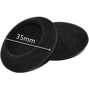 5 paar Spons Vervangingen voor Hoofdtelefoon Oorkussens - 35mm Schuim Kussen en Cover Reparatie Onderdelen