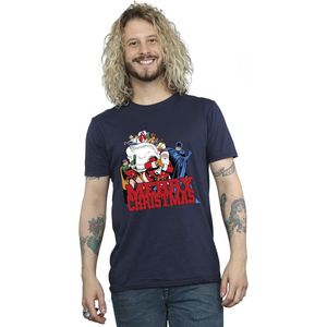 DC Comics Heren Batman Vrolijk Kerstfeest Comic T-Shirt