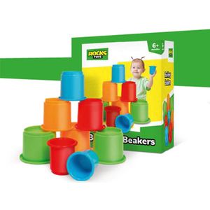 Rocks Toys - Building Breakers - Stapel Blokken - Babyspeelgoed - 6+ maanden - - Let op: Op=Op