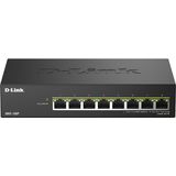 D-Link - 8 Poorts 2.5G/MultiGig PoE Unmanaged Switch - Zwart - Netwerkschakelaar