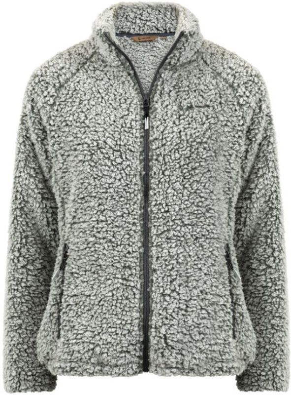 Life Line vest - Roxy - groen/wit gemeleerd - fluffy zacht - dames vest - maat 36