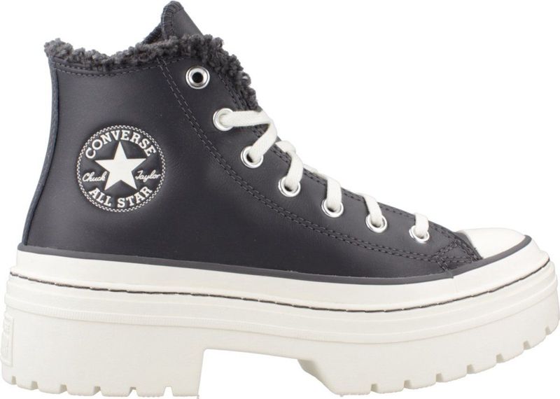Converse - CHUCK TAYLOR ALL STAR LUGGED SHERPA - Hoge Sneakers - Zwart