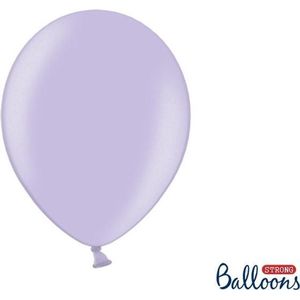 Partydeco Ballonnen Metallic Strong lila - 30 cm - 10 stuks