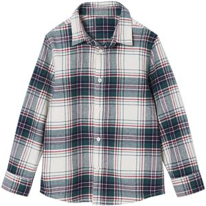 Vertbaudet Geruit flanellen hemd Kerstmis