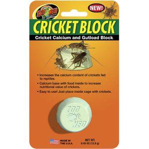 Zoo Med Cricket Block / Gutload - Calcium & Voer Voor Voerkrekels - 12.8gr