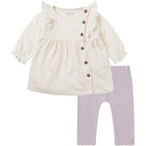Noppies - Kledingset - 2 delig - Jurk Noble Pristine - Legging Chalmette Iris - Maat 74