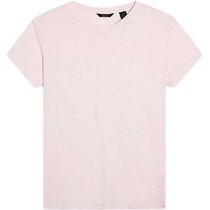 Dockers Graphic Slim T-shirt Met Korte Mouwen Roze M Vrouw