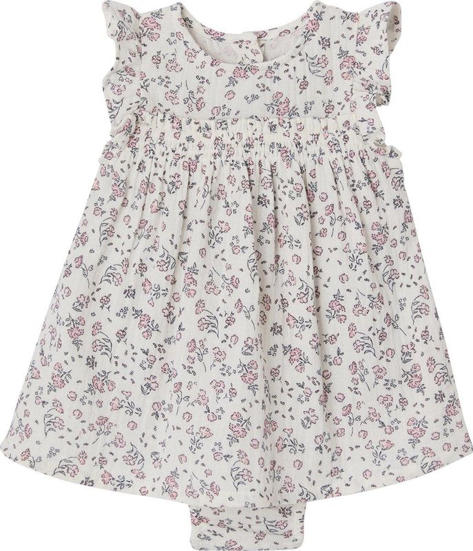 Vertbaudet - Feestelijke Babyjurk - Geborduurd - Met Geïntegreerde Bloomer