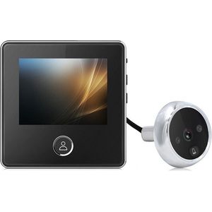 DrPhone Visual Series3 Digitale deurkijker - Visuele deurbel - TFT LCD-scherm 3 inch HD - 120 Graden Groothoeklens - Kijkgaatje - IR nachtzichtcamera – 720P
