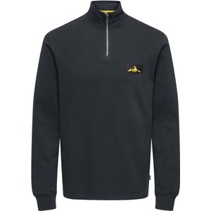 Only & Sons Trui Onsthor Reg Sweat Half Zip Cs 22036847 Sky Captain/passion Fr Mannen Maat - XL