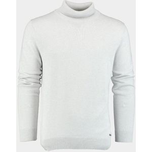 Bos Bright Blue - Dex Rollneck - Coltrui - Grijs - 100% Katoen