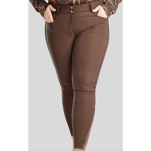 Montar Rijbroek Megan Full Grip Curve Bruin - 48