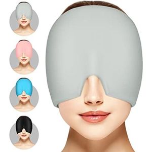 Solacis Migraine muts - Migraine masker - Hoofdpijn masker - Warmte en koude therapie - Herbruikbaar - Anti migraine - Must have tijdens hoofdpijn!