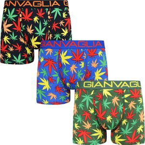 3 PACK Boxershort Heren | Katoen | Maat XL | Amsterdam | Wiet Cannabis | Ondergoed Heren | Onderbroeken Heren |