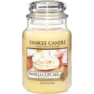 Yankee Candle Geurkaars Large Vanilla Cupcake - 17 cm / ø 11 cm