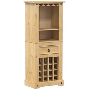 vidaXL - Wijnrek - Corona - 56x35x134,5 - cm - massief - grenenhout