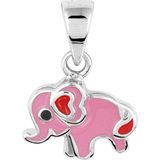 The Kids Jewelry Collection Hanger Olifant - Zilver