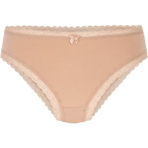 Hunkemöller Dames Lingerie Brazilian Georgia katoen - Beige - maat XS