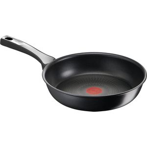 Unlimited On koekenpan 28 cm - krasbestendige titanium antiaanbaklaag - - inductie geschikt - zwart