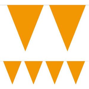 Folat - Vlaggenlijn Oranje (10 meter) - EK voetbal 2024 - EK voetbal versiering - Europees kampioenschap voetbal