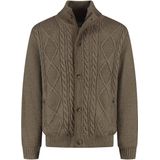 MGO Acton Heren - Outdoorvest - Grof gebreid - Zand