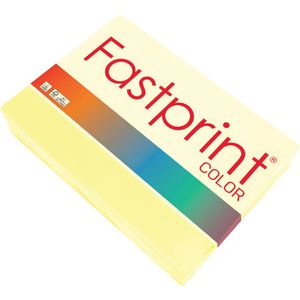 Kopieerpapier fastprint a4 80gr kanariegeel | Pak a 500 vel
