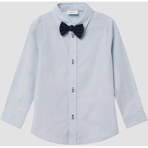 Hemd - Elegant Overhemd - Regular Fit - Met Afneembaar Strikje