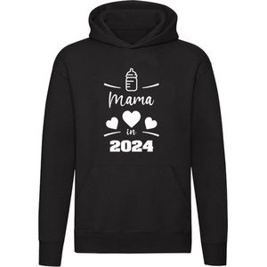 Mama in 2024 Hoodie | Zwanger | Zwangerschap | Baby | Kindje | Bekend maken | Bekendmaken | Shirt | Jongen | Meisje | legendaddy | Trui