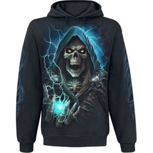 Spiral - Dead Metal - Heren Trui met Capuchon - Zwart
