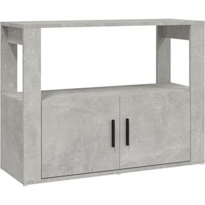 VidaXL-Dressoir-80x30x60-cm-bewerkt-hout-betongrijs