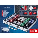Noris - Deluxe Poker Koffer - 2 spelers - vanaf 14 jaar