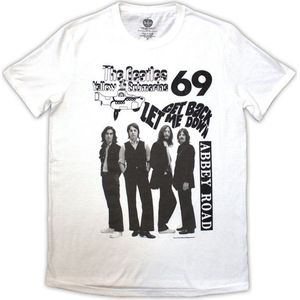 The Beatles - 1969 Heren T-shirt - S - Wit