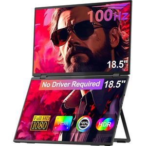 UPERFECT - Delta Max - Draagbaar Monitor - 18.5 inch - 100Hz - 100% sRGB